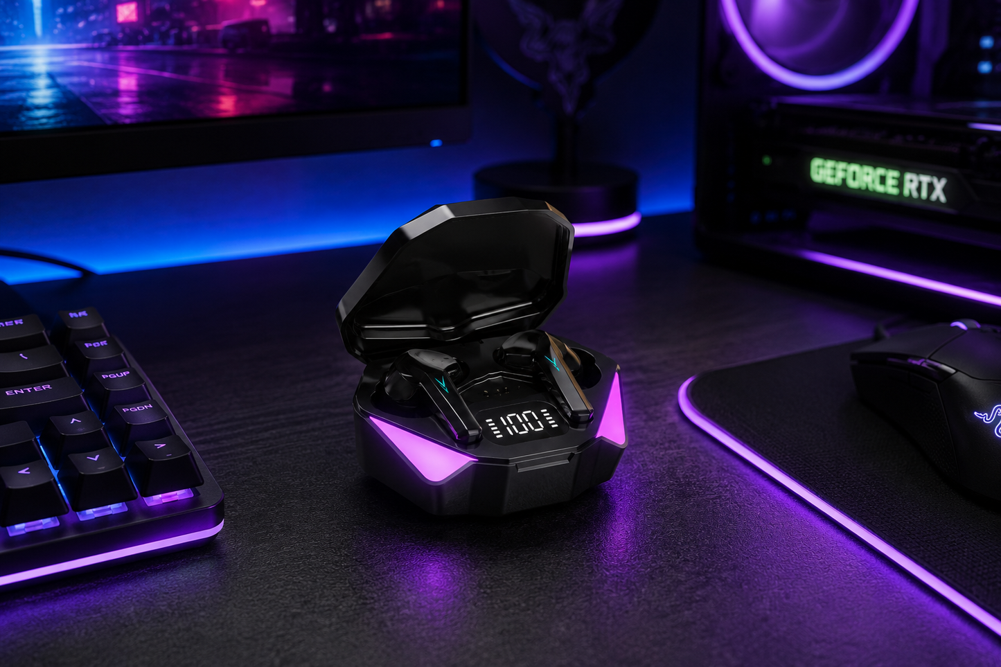 Écouteurs Bluetooth Gaming CHUBAN ANC