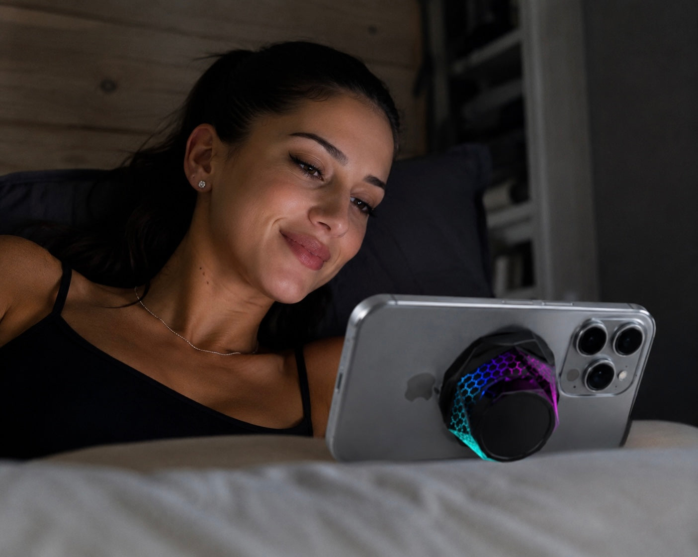 SHOPCAST MagMount Mini — Mini Enceinte Bluetooth Portable | Support Magnétique, Micro Intégré, Bluetooth 5.3, Randonnée