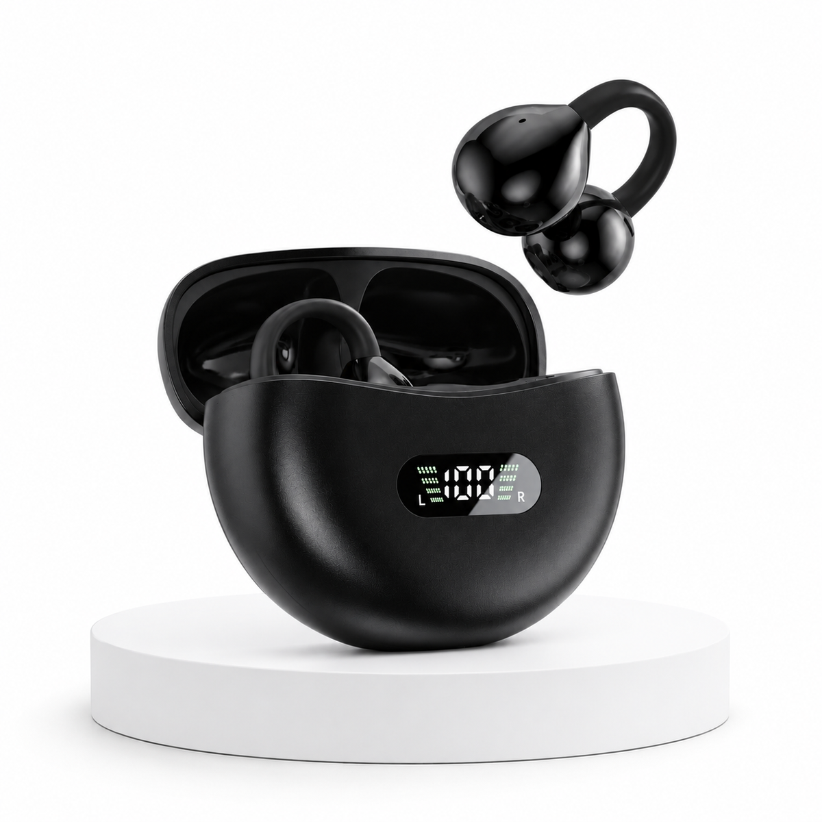 Écouteurs Bluetooth Open-Ear Sport Sans Fil – Réduction de Bruit ENC, Étanches IPX5, Appels HD