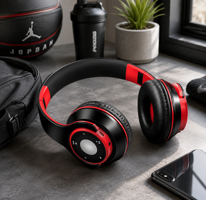 SHOPCAST SG-8 BT54 – Casque Bluetooth 5.4 Over-Ear | Driver 40mm | 5 Modes EQ | MP3 | Radio FM | 20H