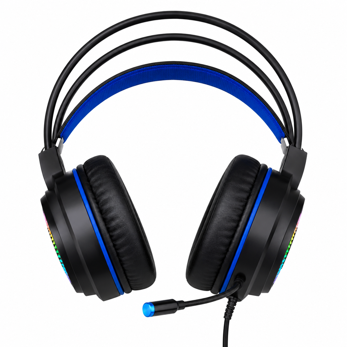 SHOPCAST G60 – Casque Gaming Filaire 7.1 Surround Virtuel 4D | Driver 50mm | LED RGB | Micro ANC 360° | PC, PS4, Mobile