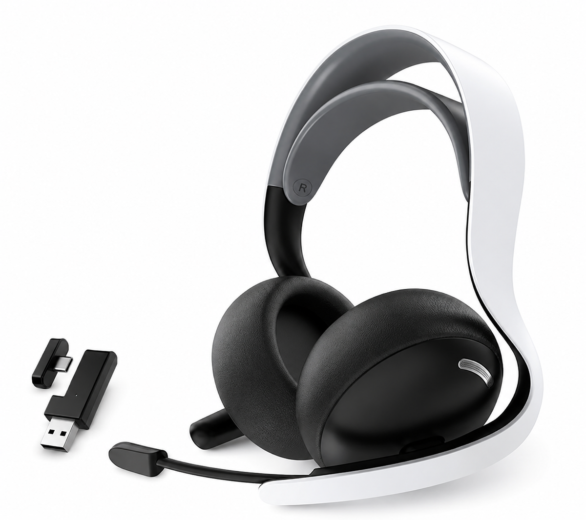 SHOPCAST A01 ProWireless – Casque Gaming Sans Fil 2,4 GHz | PS5, PS4, PC, Mac | Micro Rétractable | Driver 40mm | 50H