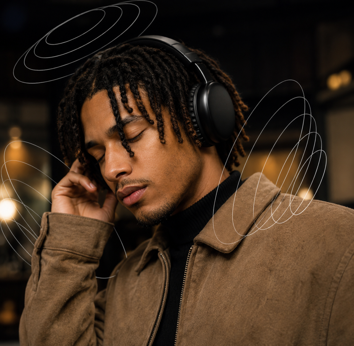 SHOPCAST TD-20 – Casque Bluetooth 5.3 Over-Ear | Audio Spatial 3D | ANC | Driver 40mm | 24H