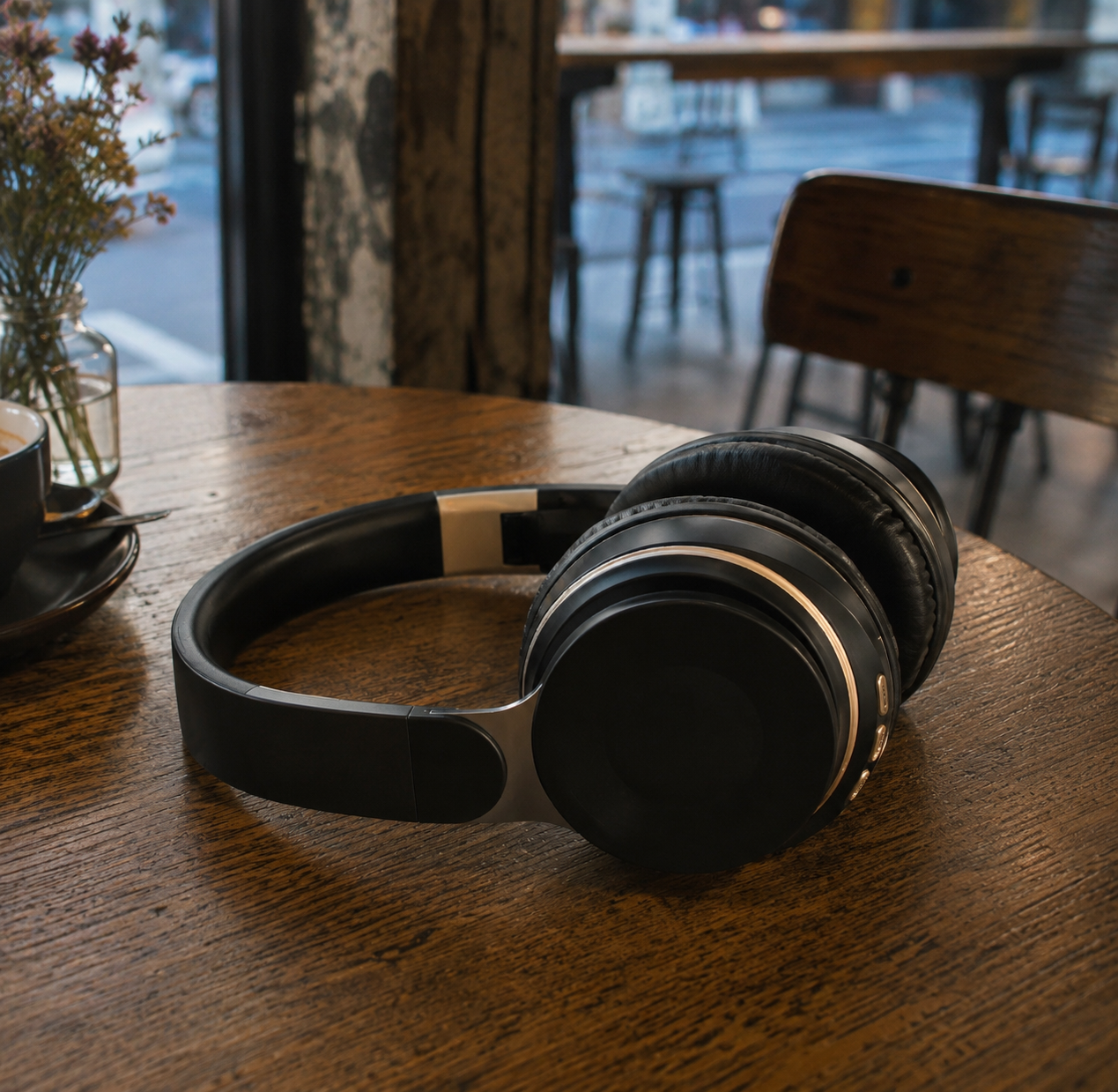SHOPCAST SoundBand Pro – Casque Bluetooth 5.0 Over-Ear | MP3 | Radio FM | Carte SD | ANC | 20H