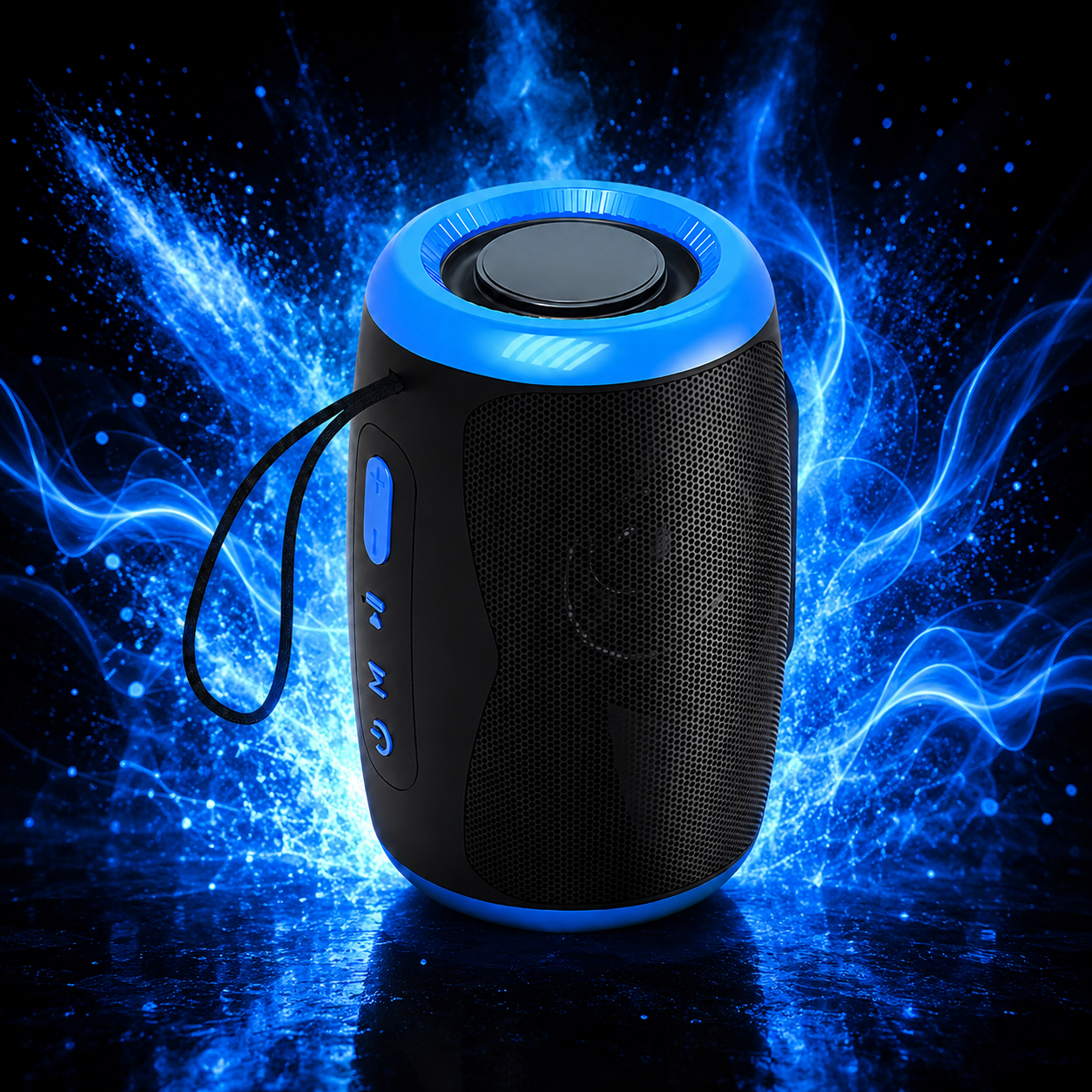 SHOPCAST SoundWave Pro — Enceinte Bluetooth Portable Waterproof IPX5 | TWS, Radio FM, Carte TF, Hi-Fi 5W