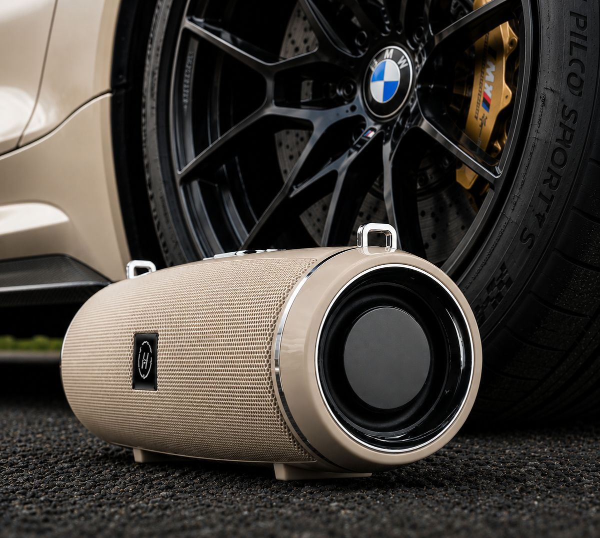 SHOPCAST BoomPro 200 — Enceinte Bluetooth Portable 200W IPX7 | Subwoofer Hi-Fi, Radio FM, TWS, Carte TF