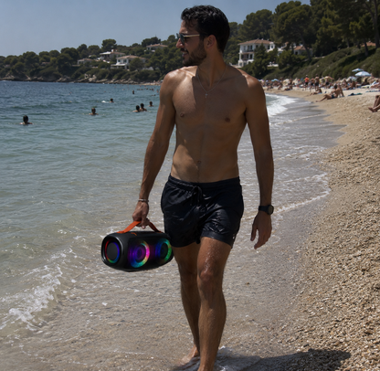 SHOPCAST EBS-610 RGB — Enceinte Bluetooth 20W Portable | RGB Dynamique, IPX4, TWS, Bluetooth 5.3