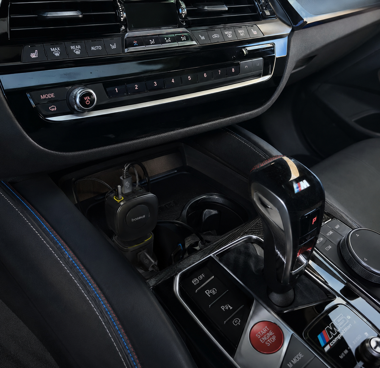 SHOPCAST VoltRide — Chargeur Voiture 240W 4 Ports | Câble Rétractable USB-C