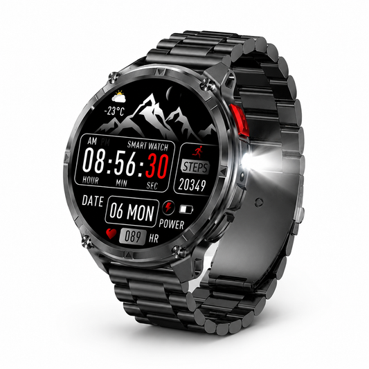 SHOPCAST SmartWatch Outdoor Pro | GPS, 1100mAh, 10ATM Waterproof