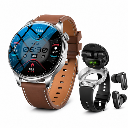 SHOPCAST SmartWatch Pro 2-en-1 | Montre Connectée & Écouteurs TWS