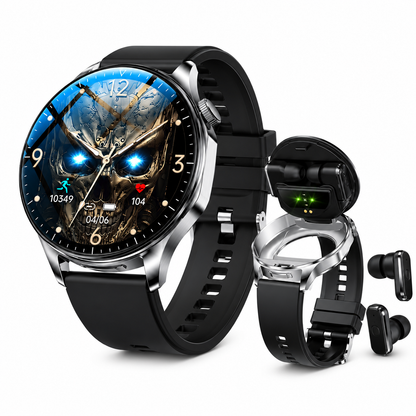 SHOPCAST SmartWatch Pro 2-en-1 | Montre Connectée & Écouteurs TWS