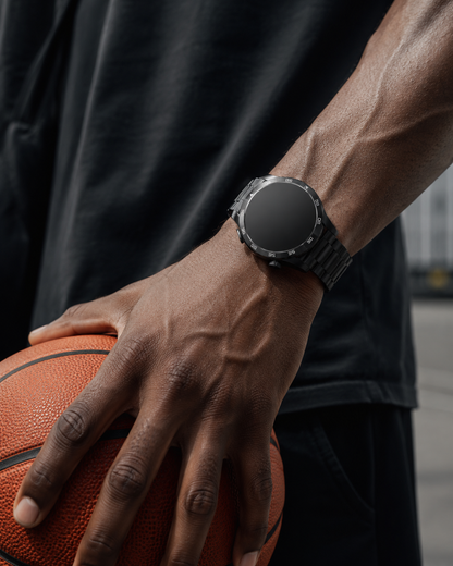 SHOPCAST SmartWatch Premium | Écran Saphir AMOLED 1.85", GPS & NFC