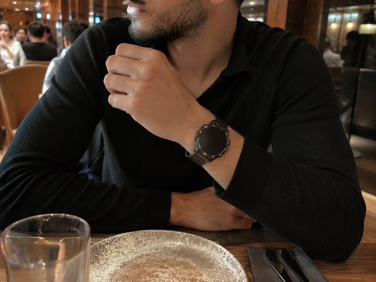 SHOPCAST SmartWatch Premium | Écran Saphir AMOLED 1.85", GPS & NFC