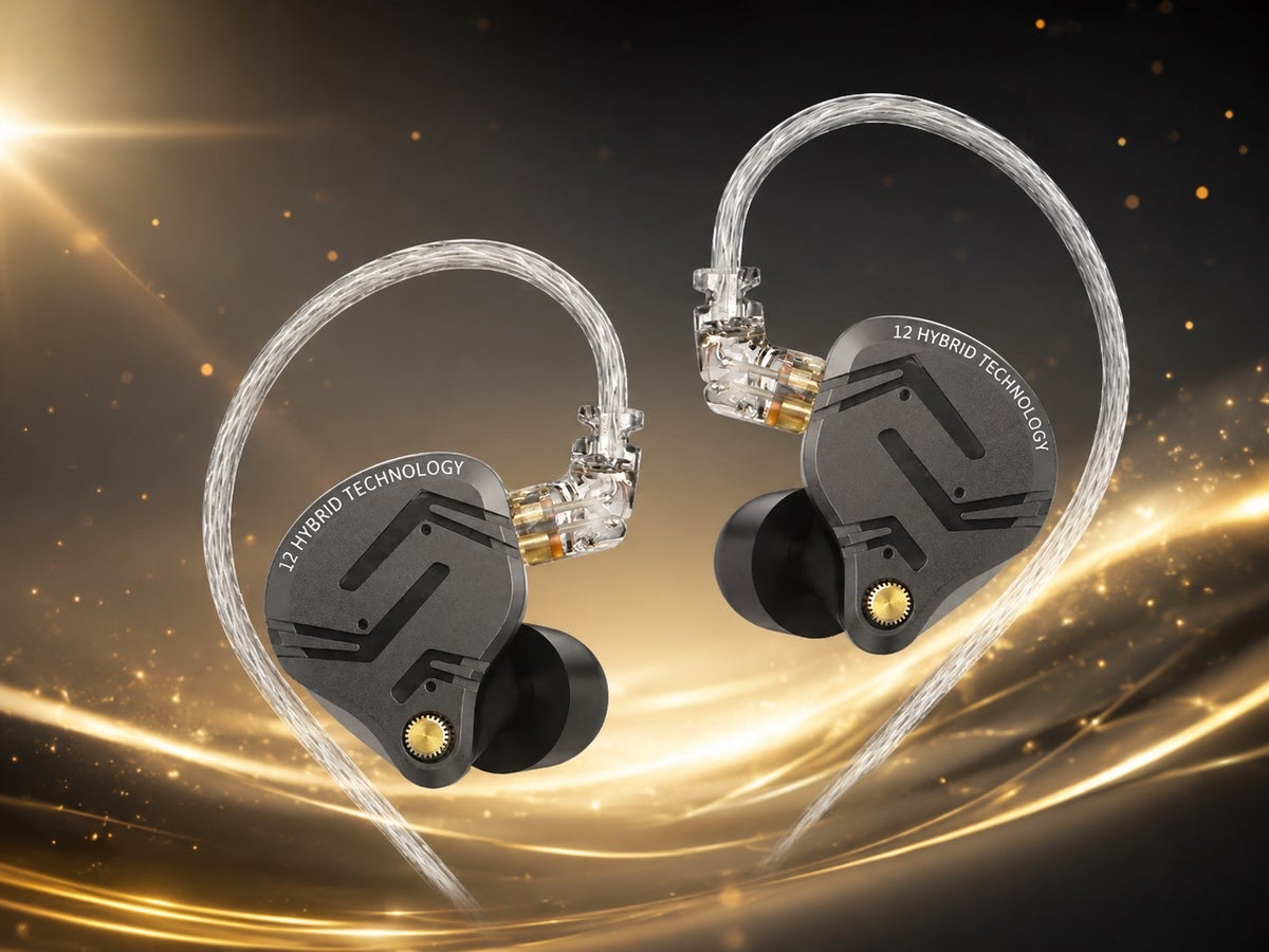 SHOPCAST ZS12 PRO X – Écouteurs Filaires HiFi Hybrides 1DD+5BA | Switches de Tuning | In-Ear Monitor