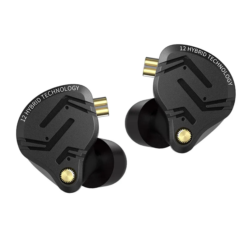 SHOPCAST ZS12 PRO X – Écouteurs Filaires HiFi Hybrides 1DD+5BA | Switches de Tuning | In-Ear Monitor