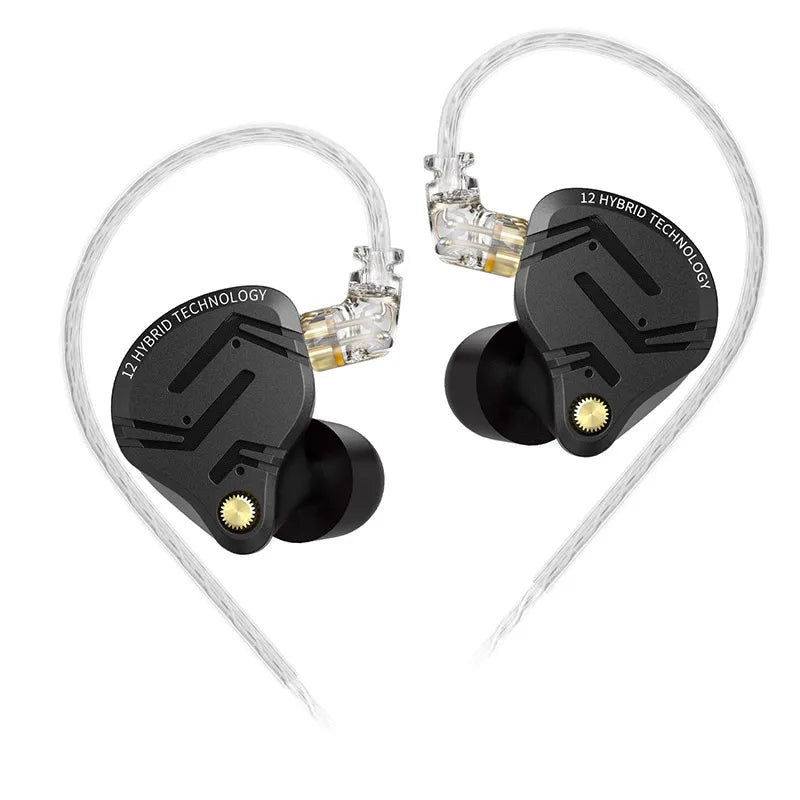 SHOPCAST ZS12 PRO X – Écouteurs Filaires HiFi Hybrides 1DD+5BA | Switches de Tuning | In-Ear Monitor