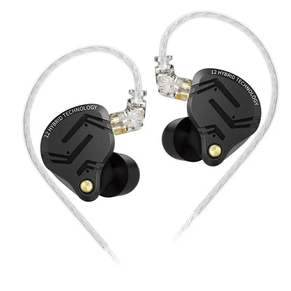 SHOPCAST ZS12 PRO X – Écouteurs Filaires HiFi Hybrides 1DD+5BA | Switches de Tuning | In-Ear Monitor