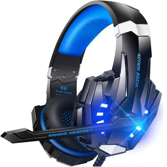Casque Gaming KOTION EACH Basses Profondes Stéréo LED & Micro – SHOPCAST