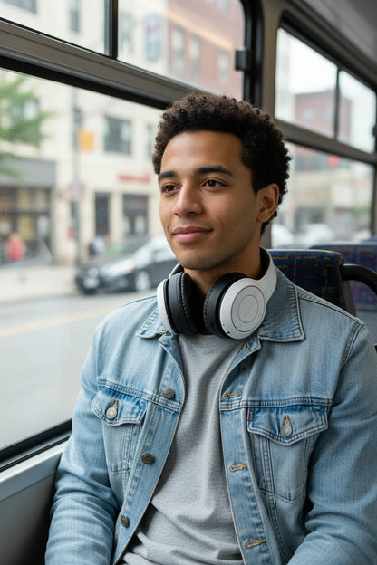 SHOPCAST SportFi BT50 – Casque Bluetooth 5.0 Over-Ear Sport | Driver 40mm | Micro HD | 6H | Pliable