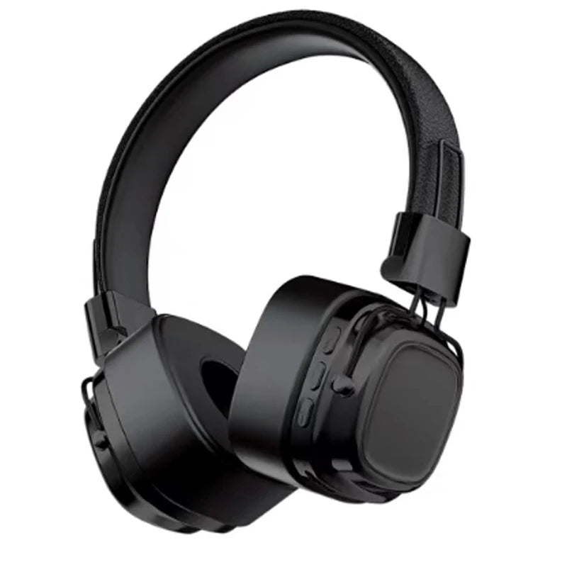 SHOPCAST Retro BT53 – Casque Bluetooth 5.3 Pliable | ANC | DJ Stereo | Over-Ear | Filaire & Sans Fil
