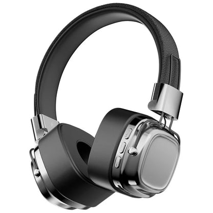 SHOPCAST Retro BT53 – Casque Bluetooth 5.3 Pliable | ANC | DJ Stereo | Over-Ear | Filaire & Sans Fil